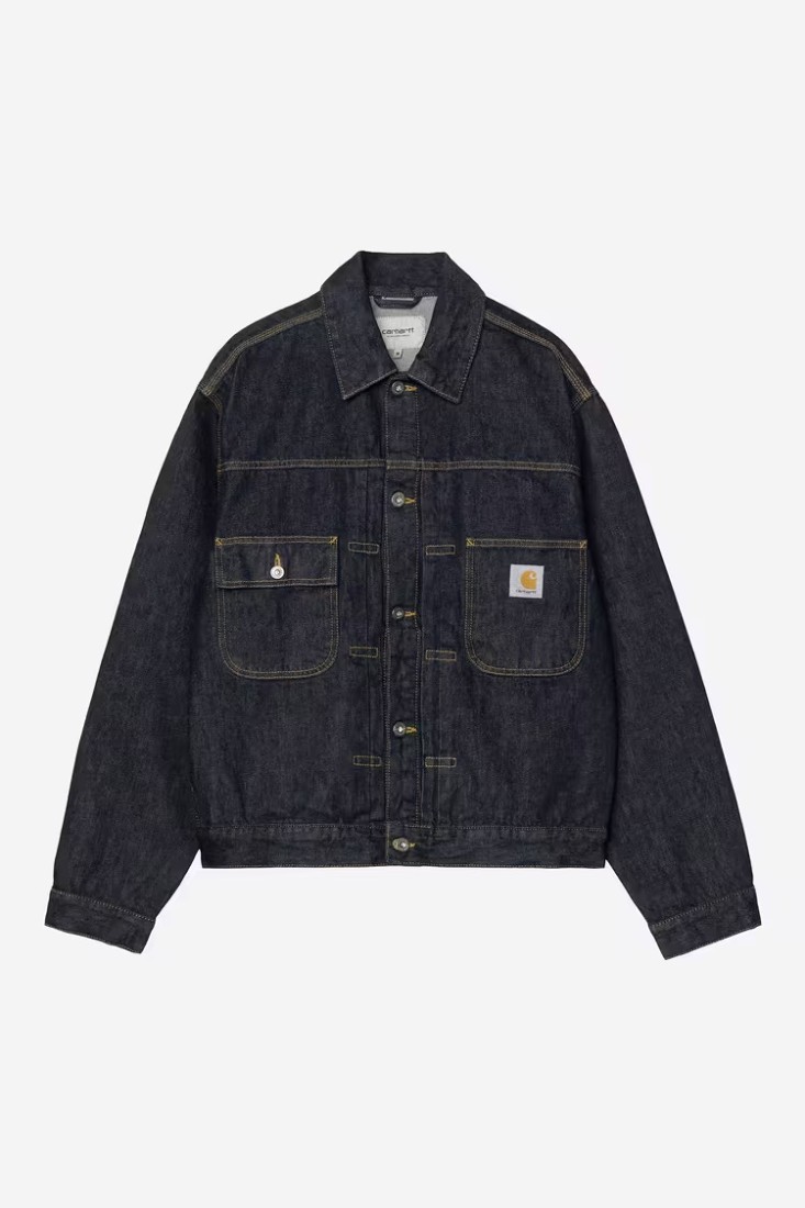 Belmar Jacket Blue Rinsed Carhartt Wip