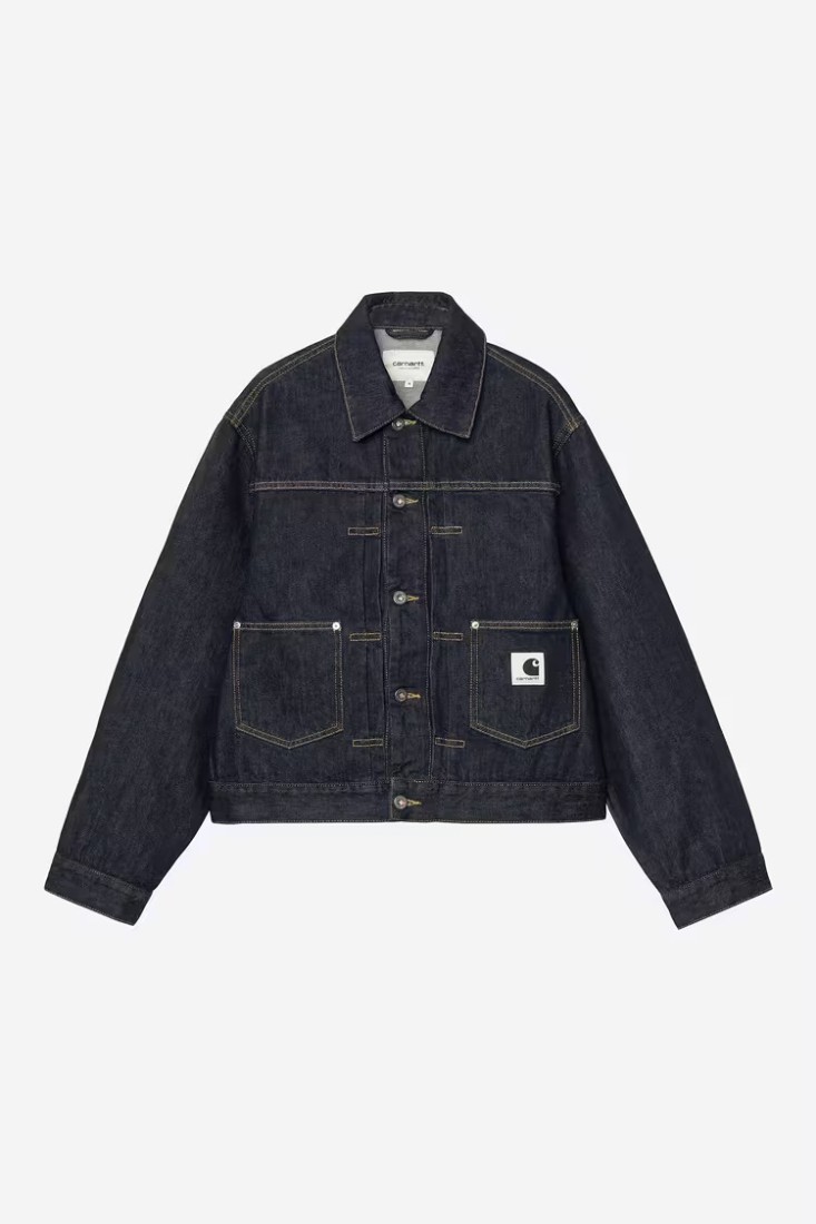 W'Belmar Jacket Blue Rinsed Carhartt Wip