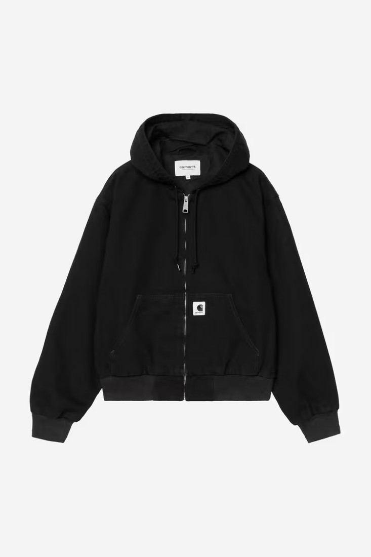 W' OG Active Jacket Black Rinsed  Carhartt WIP