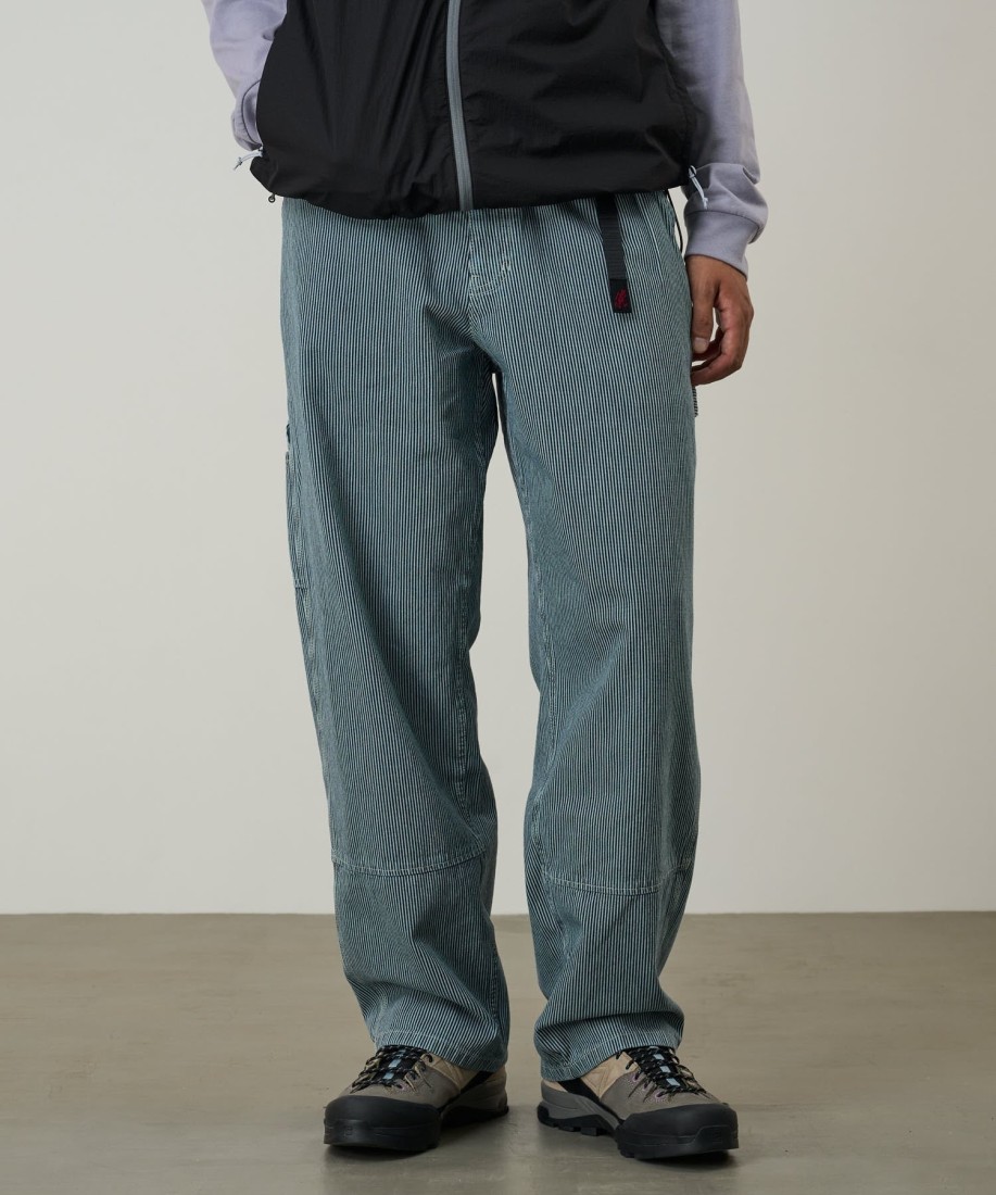 Overdyed Hickory Work Pant Navy Gramicci