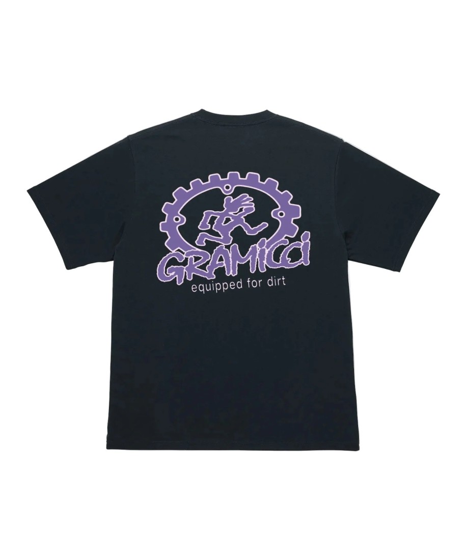 Equiped for Dirt Tee Vintage Black UNISEX Gramicci