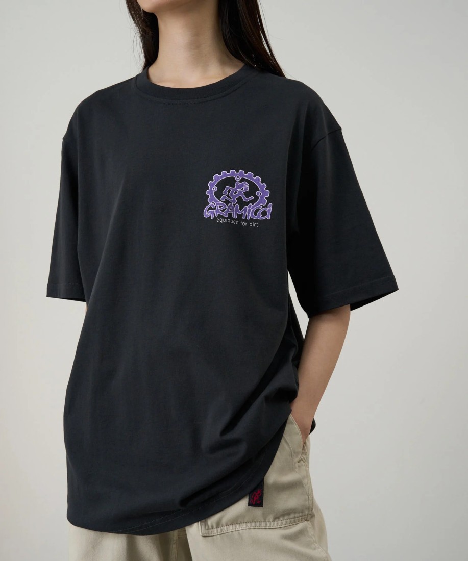 Equiped for Dirt Tee Vintage Black UNISEX Gramicci