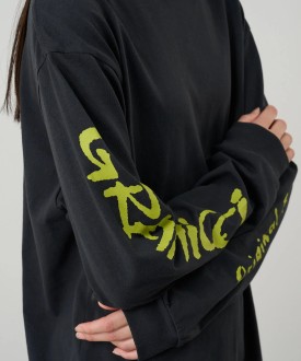 Freedom Long Sleeve Tee Vintage Black UNISEX Gramicci