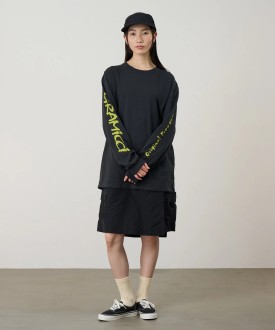 Freedom Long Sleeve Tee Vintage Black UNISEX Gramicci