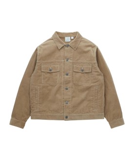 Corduroy Trucker Jacket Beige Gramicci