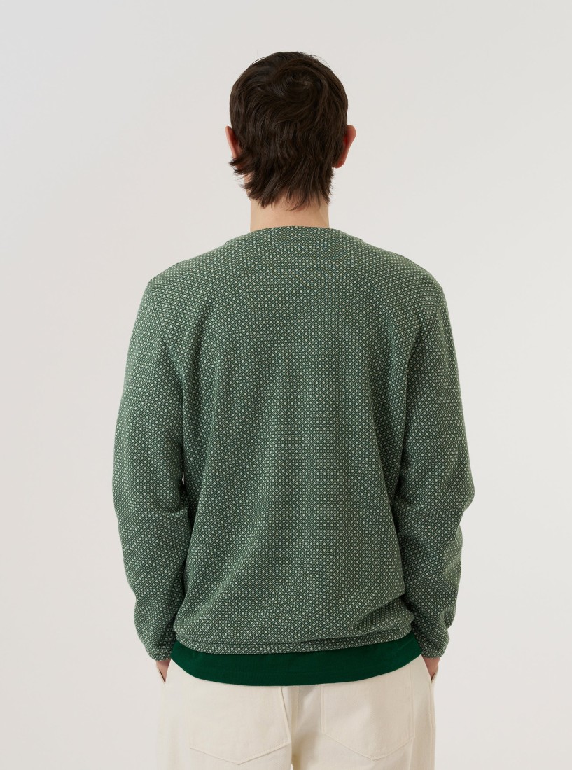 Argyll Jersey Cardigan Green Universal Works