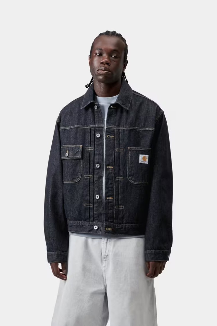 Belmar Jacket Blue Rinsed Carhartt Wip