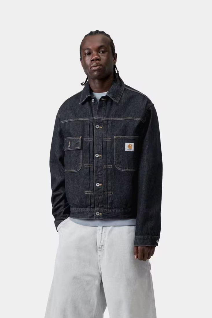 Belmar Jacket Blue Rinsed Carhartt Wip