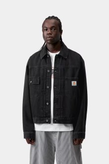 Belmar Jacket Black Stone Washed Carhartt Wip
