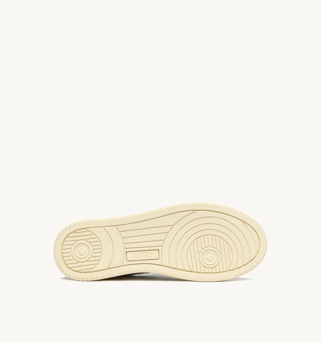 Medalist Low Leather Swoll White / Silver Autry