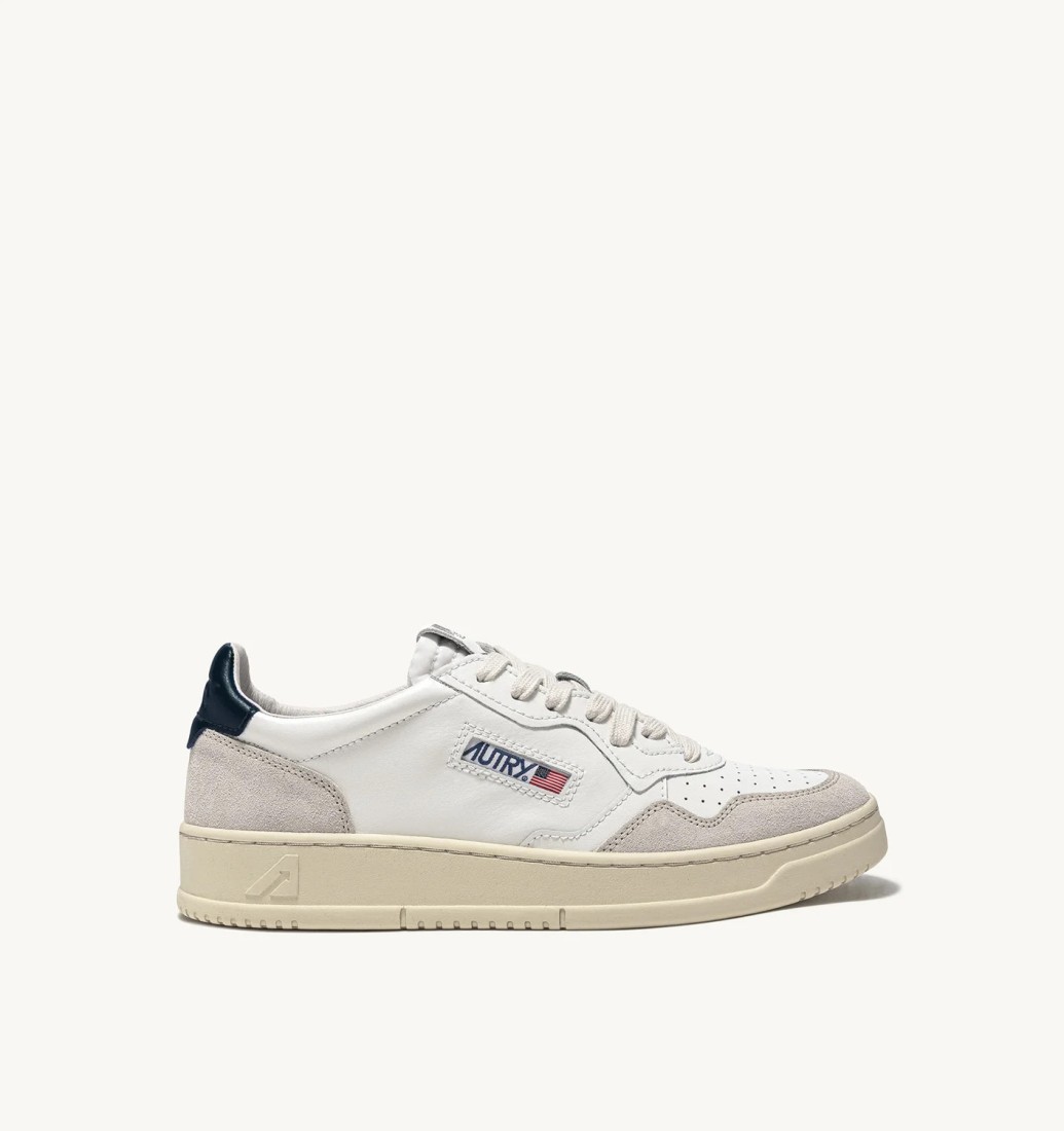 Medalist Low Leather / Suede Blue / Morel Autry
