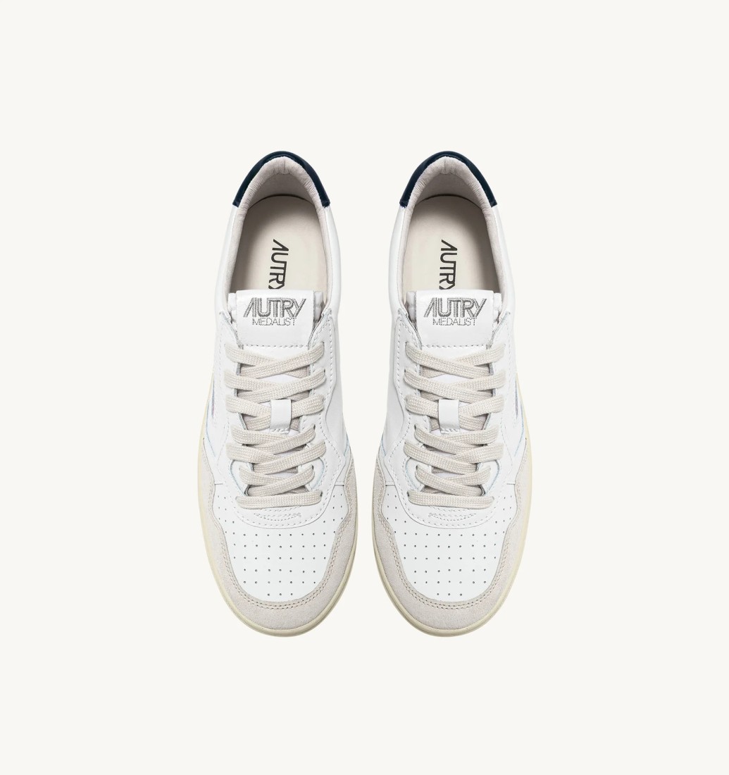 Medalist Low Leather / Suede Blue / Morel Autry