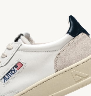 Medalist Low Leather / Suede Blue / Morel Autry