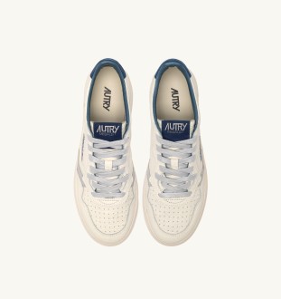 Medalist Low Leather Elephant / Suede Blue Depths / Vapor Autry