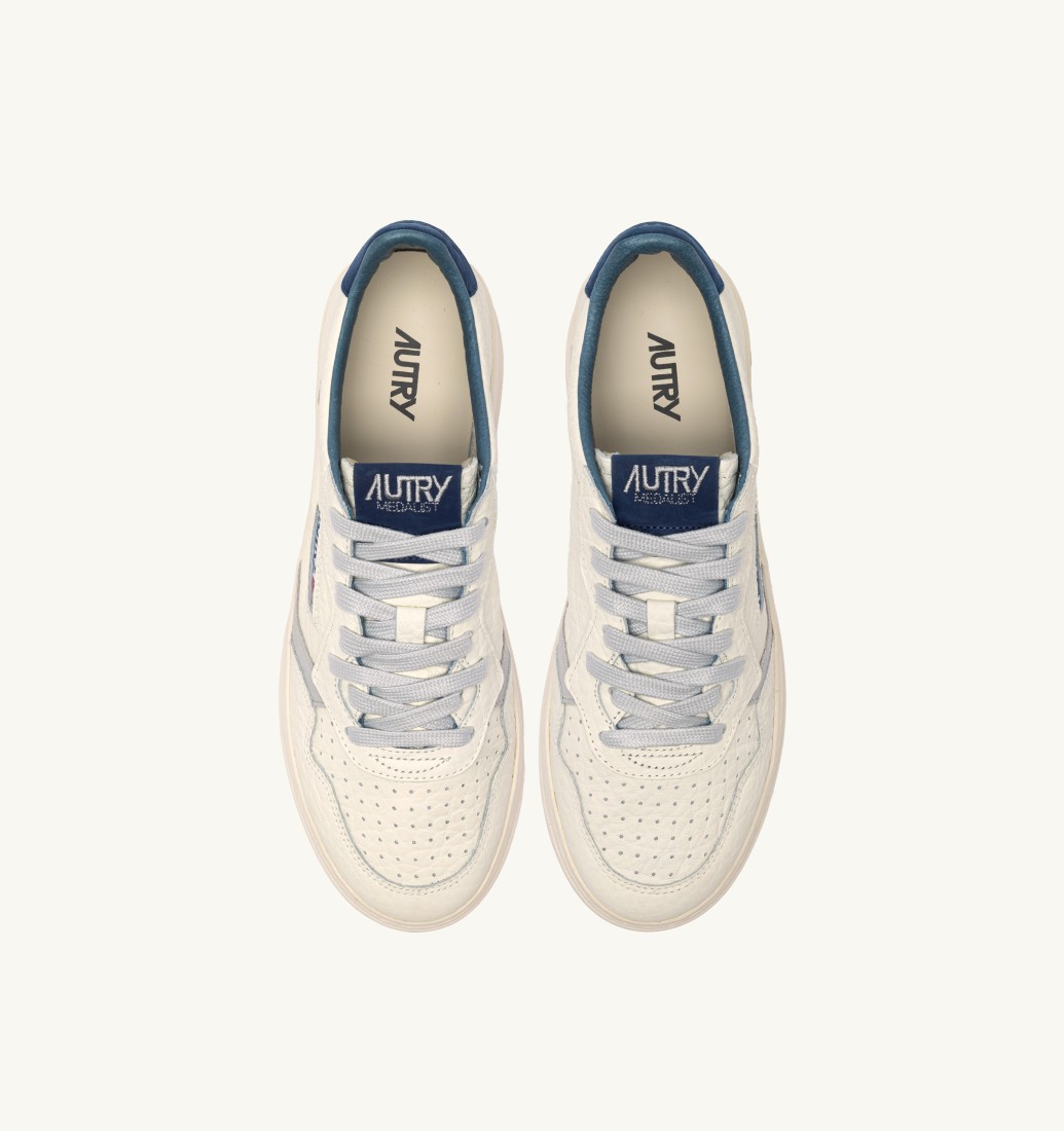 Medalist Low Leather Elephant / Suede Blue Depths / Vapor Autry