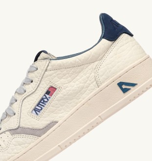 Medalist Low Leather Elephant / Suede Blue Depths / Vapor Autry