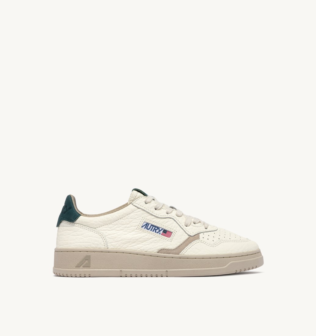 Medalist Low Leather Elephant / Suede Dark Sea / Feather Gray Autry