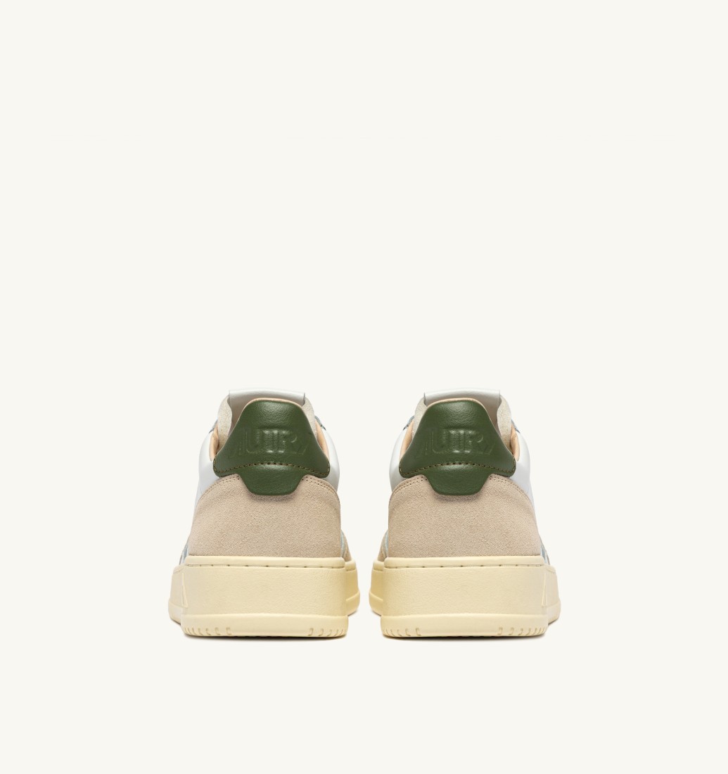 Basket Medalist Low Leather / Suede White / Bronze Green Autry