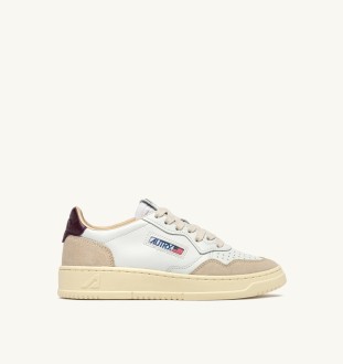 Basket Medalist Low Leather / Suede White / Fig Autry