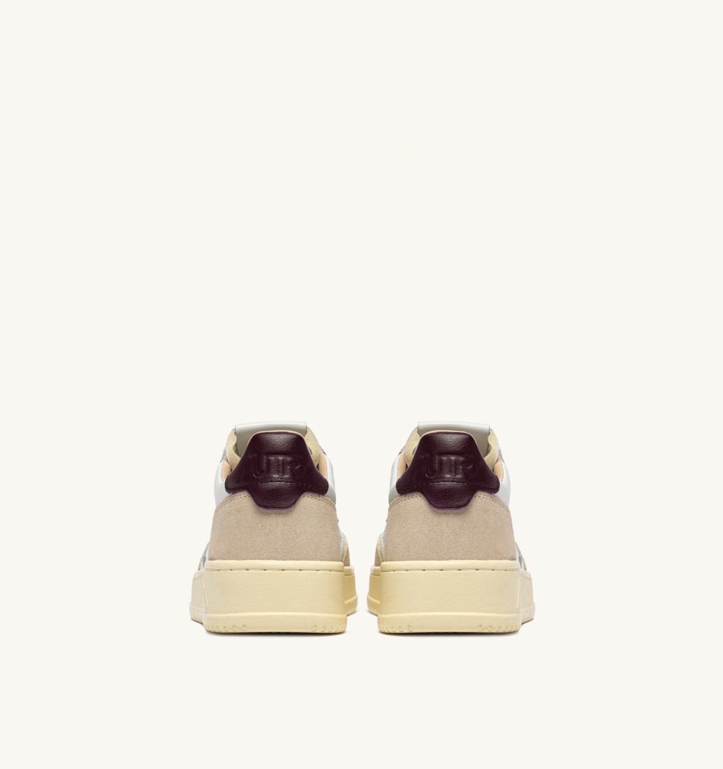 Basket Medalist Low Leather / Suede White / Fig Autry