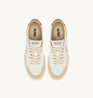Basket Medalist Low Leather / Suede White / Fig Autry