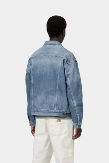 Helston Jacket Blue, Destroy Wash, Splatter Carhartt WIP