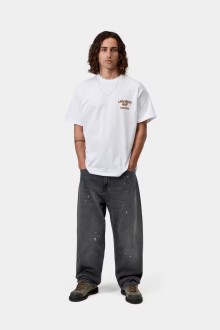Landon Pant Black, Destroy Wash, Splatter Carhartt WIP