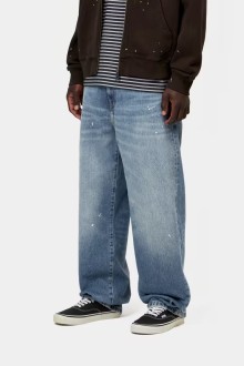 Landon Pant Blue, Destroy Wash, Splatter Carhartt WIP