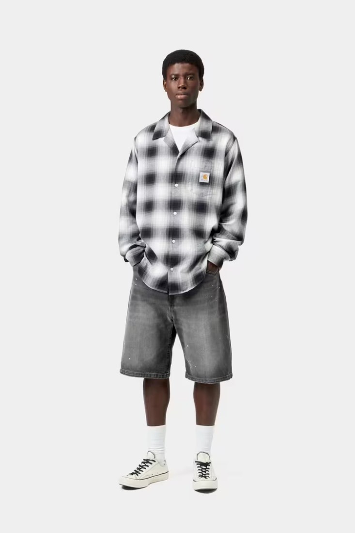Landon Short Black, Destroy Wash, Splatter Carhartt WIP