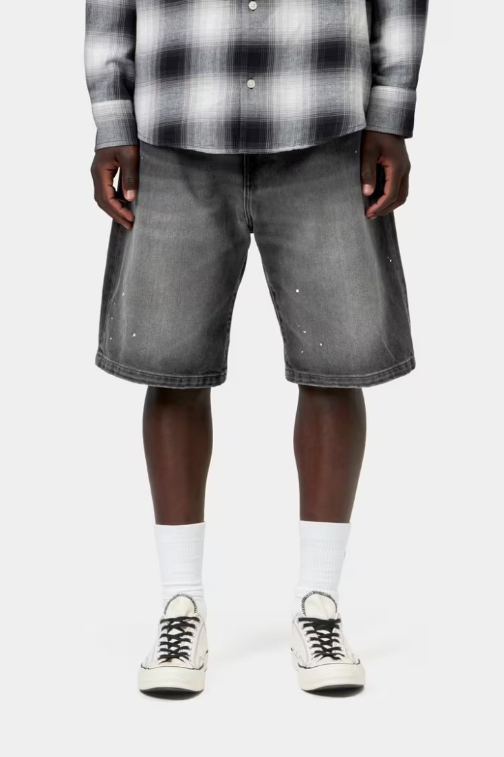 Landon Short Black, Destroy Wash, Splatter Carhartt WIP