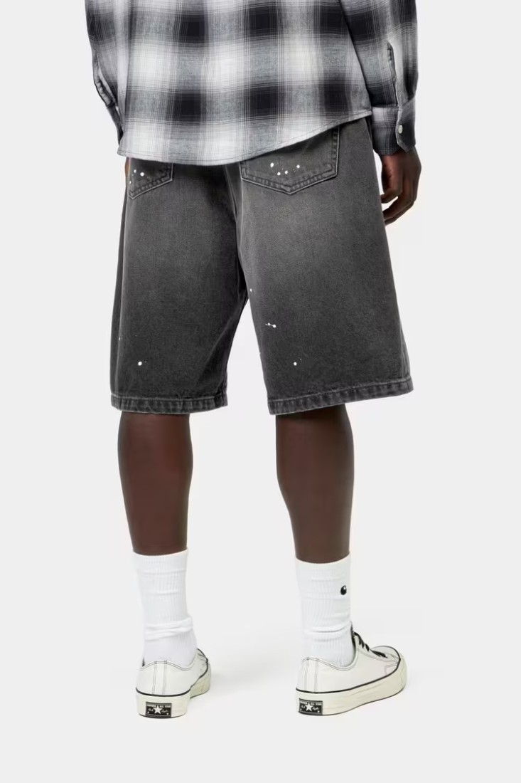 Landon Short Black, Destroy Wash, Splatter Carhartt WIP
