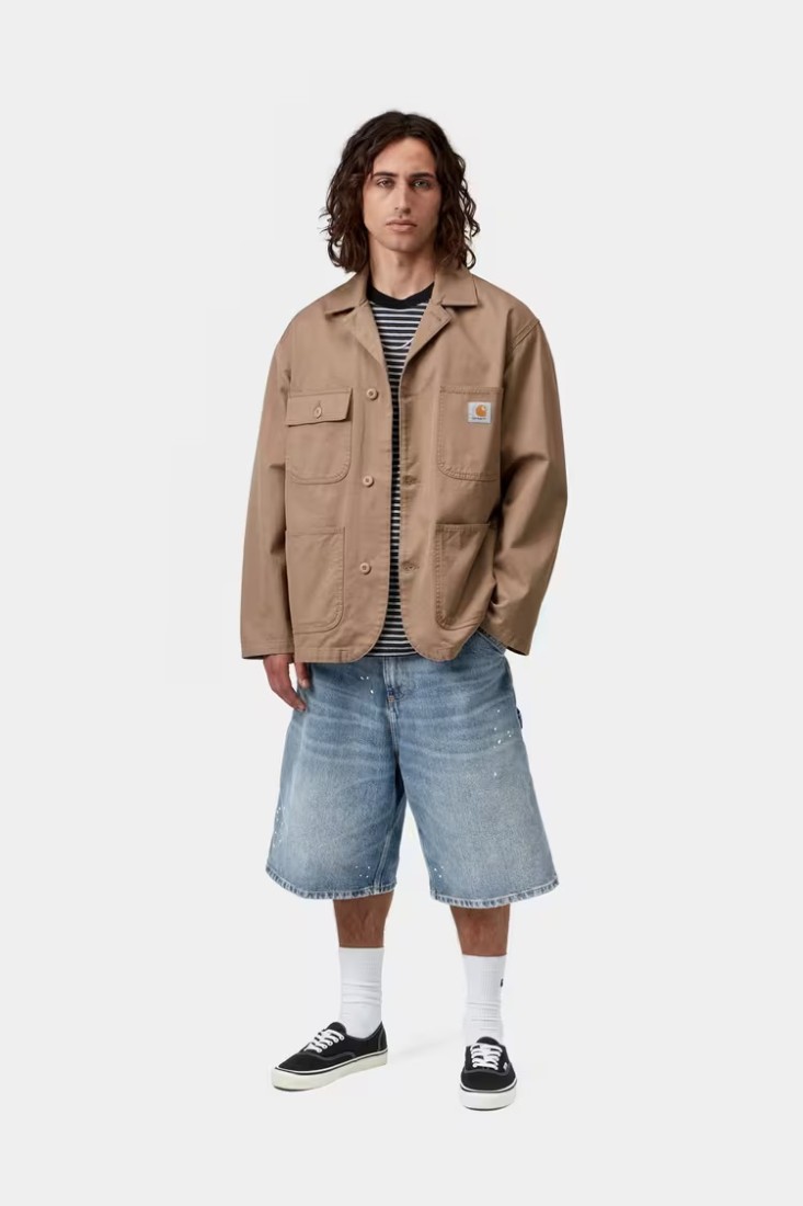 OG Single Knee Short Blue, Destroy Wash, Splatter Carhartt WIP