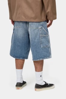OG Single Knee Short Blue, Destroy Wash, Splatter Carhartt WIP