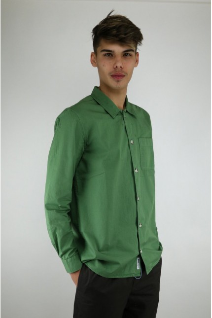 Aleksei Shirt Green Wood wood