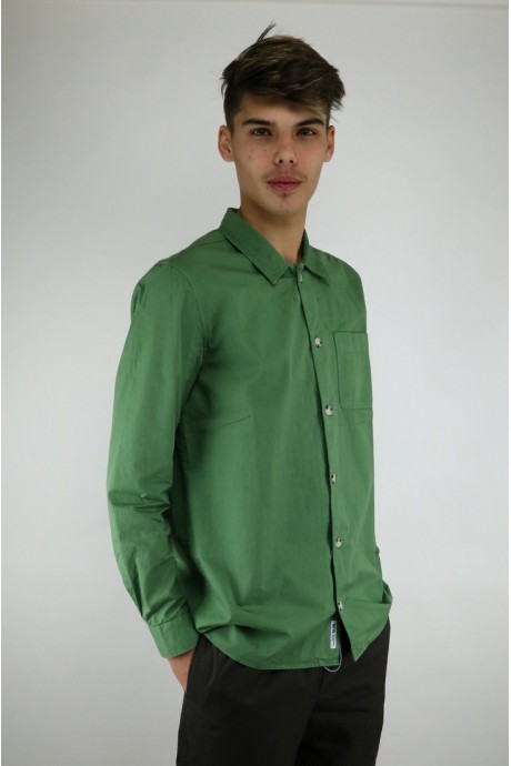 Chemise Aleksei Green Wood wood