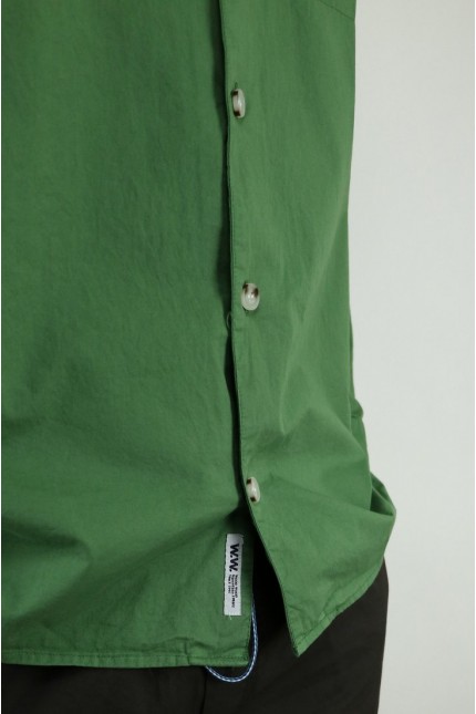 Aleksei Shirt Green Wood wood